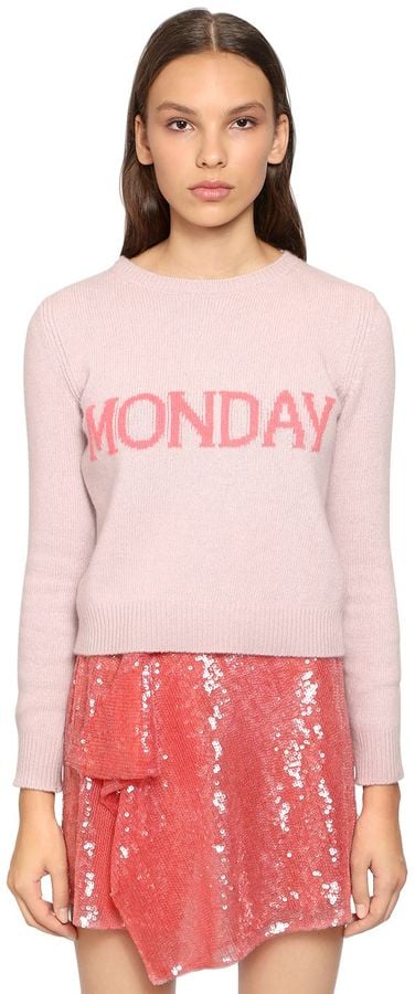 Alberta Ferretti Slim Monday Wool & Cashmere Sweater