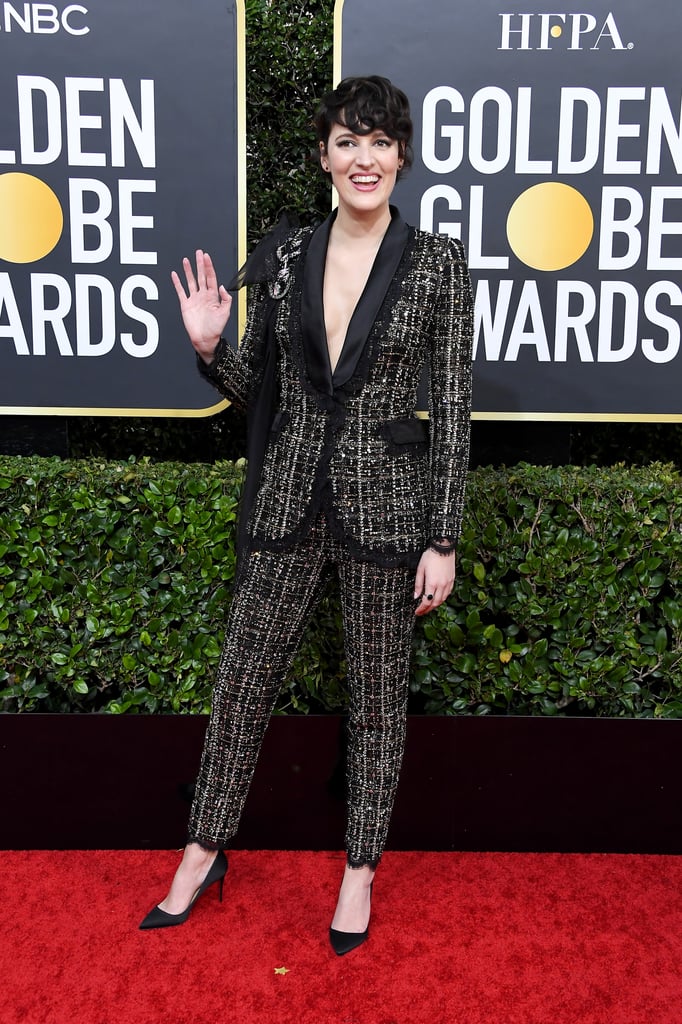 Phoebe Waller-Bridge Rocked a Tweed Power Suit at the Globes