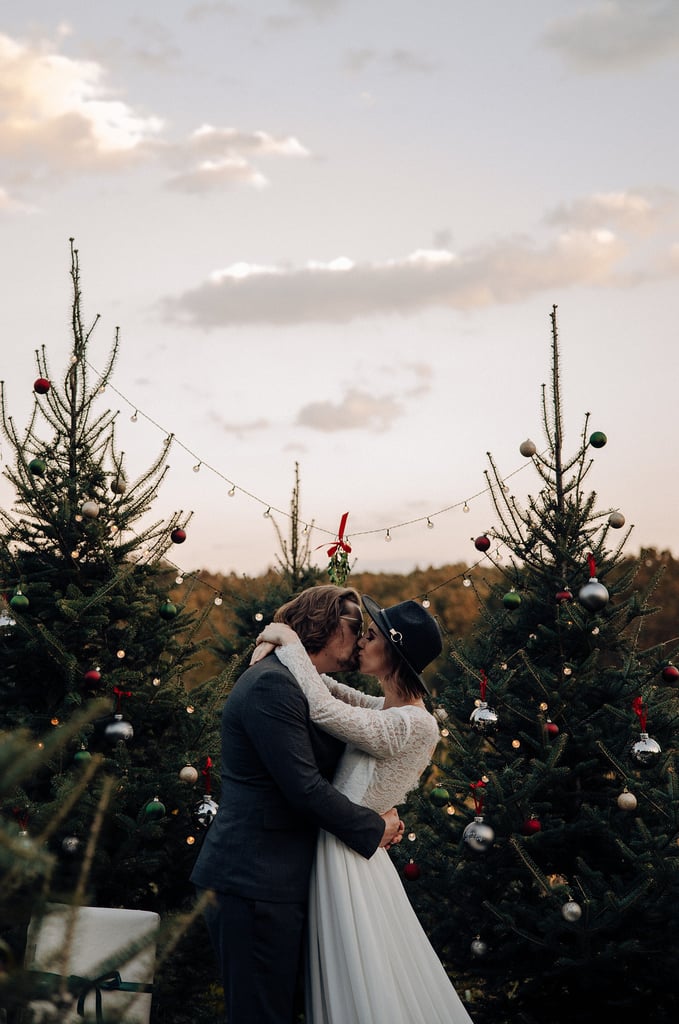 Inspiration For a Rustic Christmas Tree Farm Wedding Inspiration For a Rustic Christmas Tree Farm Wedding