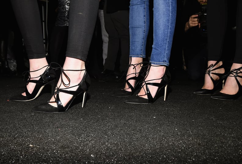 Backstage at Reem Acra