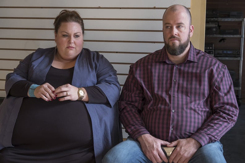 THIS IS US --  Episode 214 -- Pictured: (l-r) Chrissy Metz as Kate, Chris Sullivan as Toby -- (Photo by: Ron Batzdorff/NBC)
