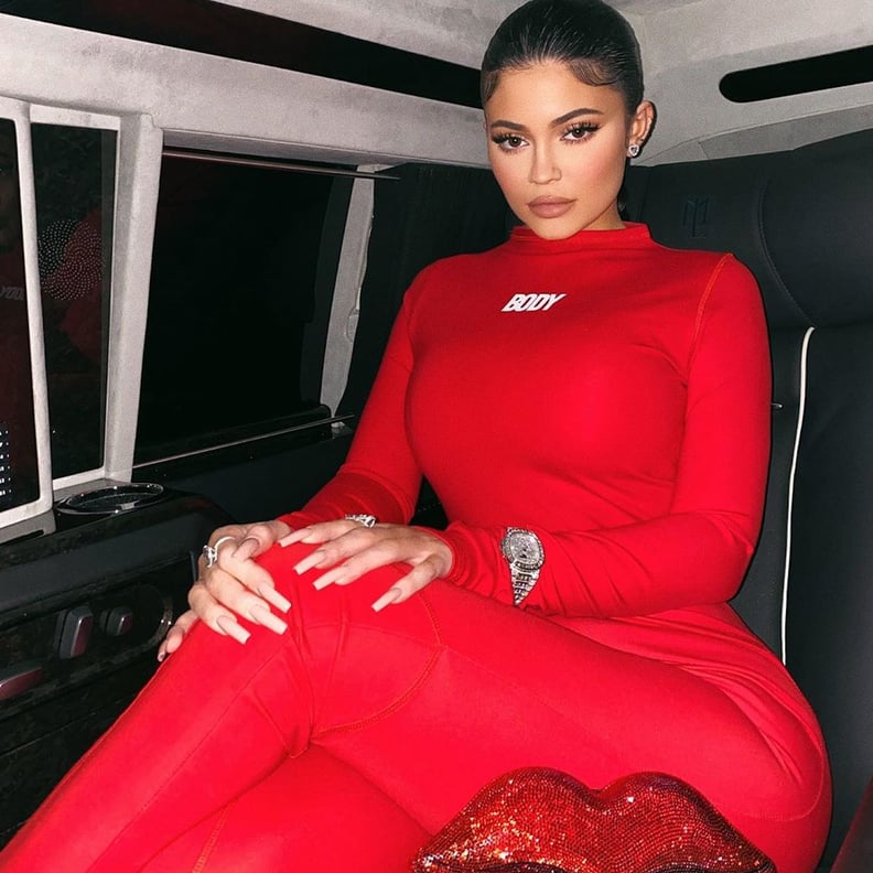 Kylie Jenner's Lip-Shaped Bag For Valentine's Day 2020 | POPSUGAR Fashion