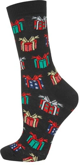 Topshop Wrapped Gift Crew Socks