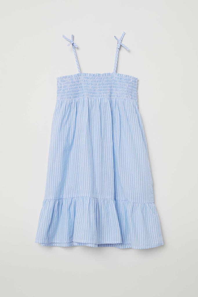 H&M Cotton Dress With Smocking