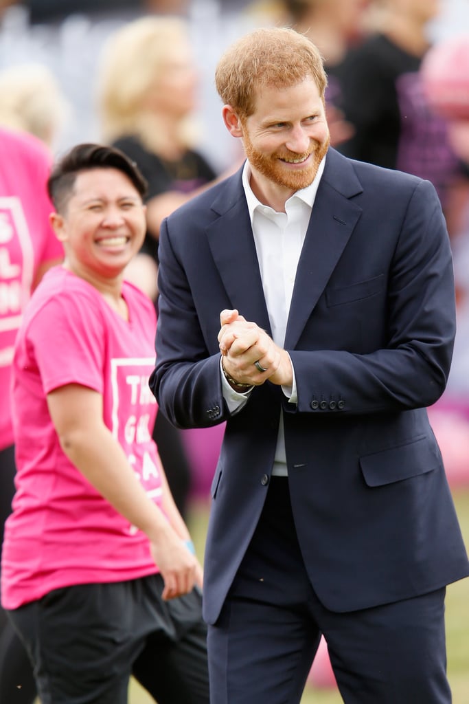 Prince Harry Black Ring on Royal Tour in Australia 2018