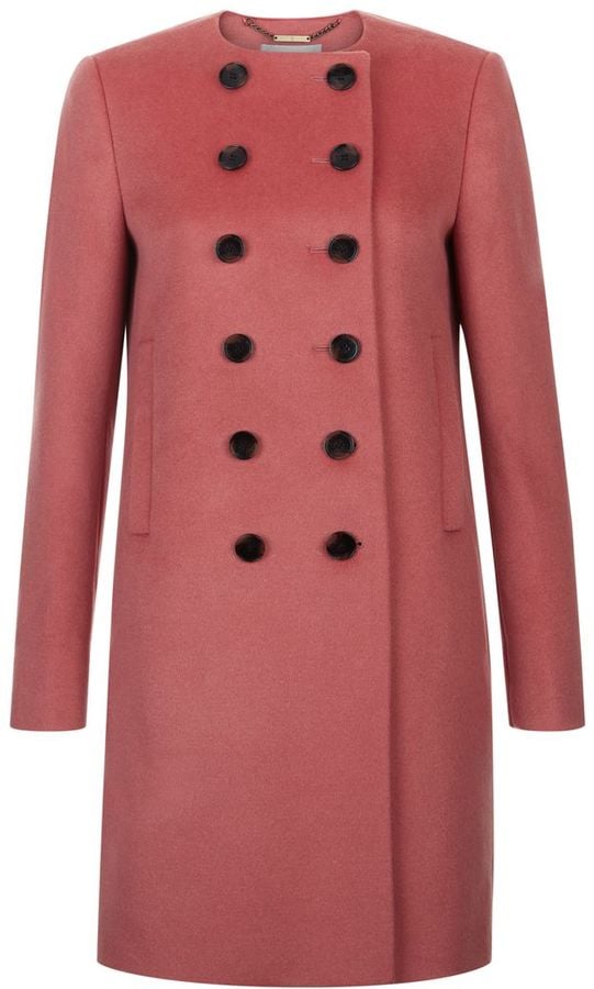 Hobbs carron coat pink new arrivals