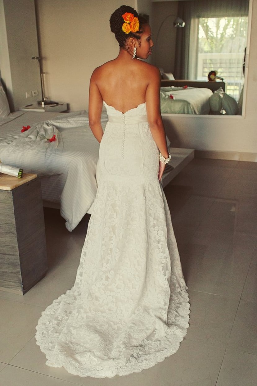 White rose wedding dress r704 discount