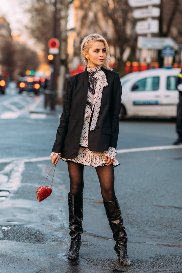 Day 6 | Street Style at Paris Fashion Week Fall 2018 | POPSUGAR Fashion ...