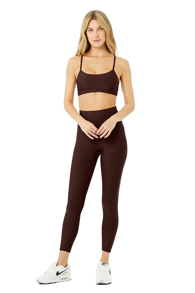 Buy Vikansh Fashion Black Brown jegging Gym Wear Leggings Ankle Length  Workout Active Wear | Stretchable Striped Jeggings | High Size Waist Sports  Fitness Yoga Track Pants for Girls & Women Pocket,Size
