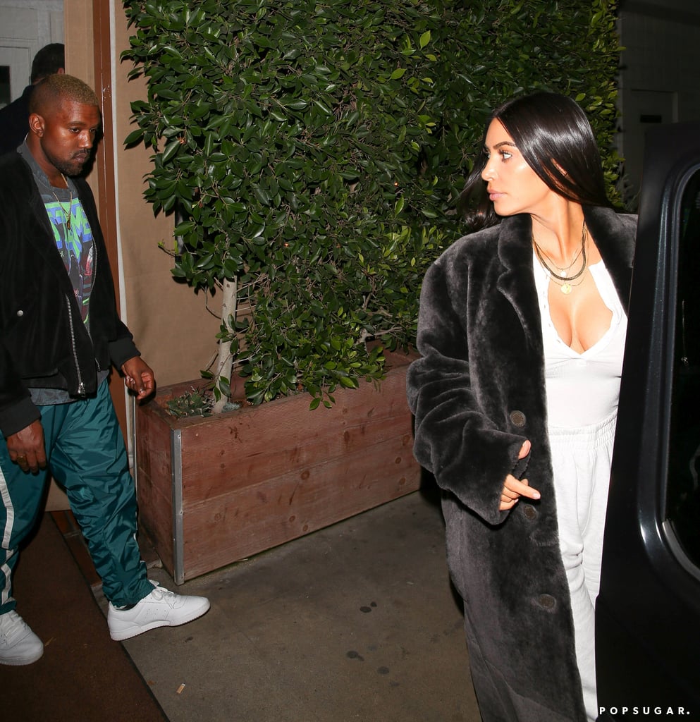 Kim Kardashian and Kanye West Out in LA Dec. 2016
