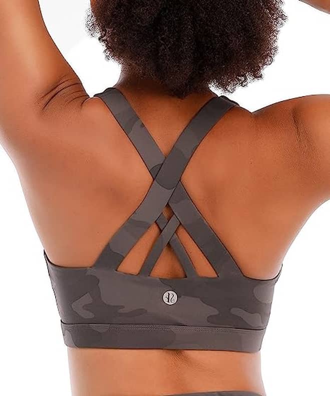 MP Women's Power Cross Back Sports Bra, Black