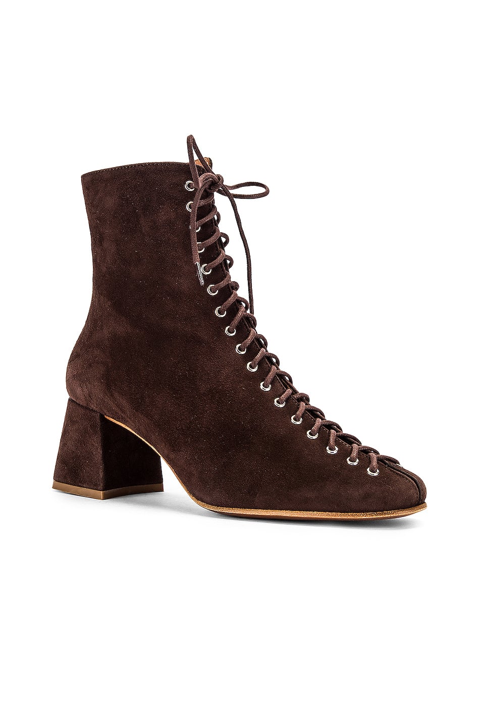 BY FAR Becca Suede Boot in Brown All the Stylish Stuff Our