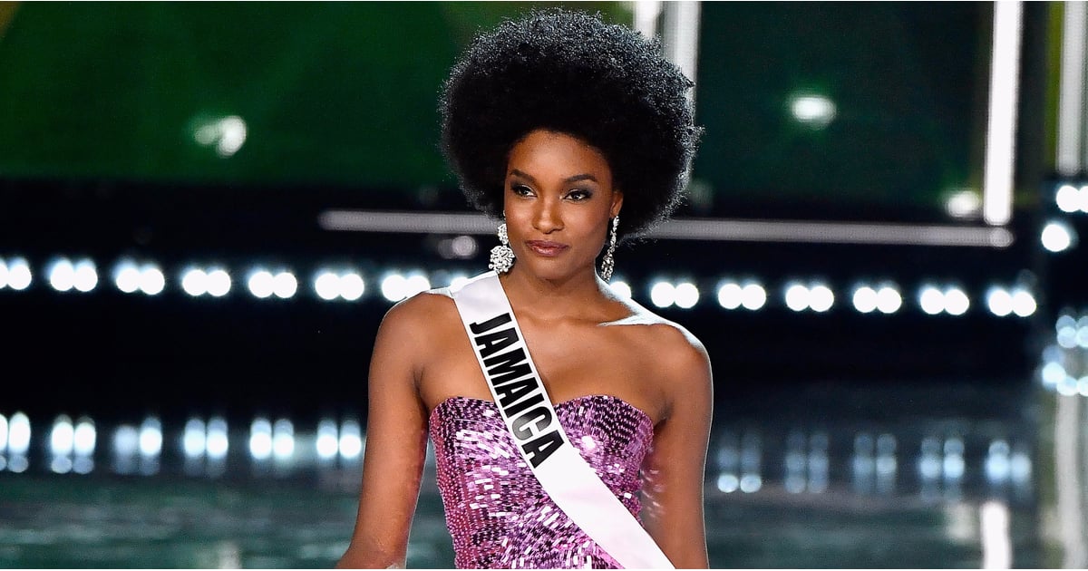 Miss Jamaica Davina Bennett Afro Miss Universe 2017 Popsugar Beauty