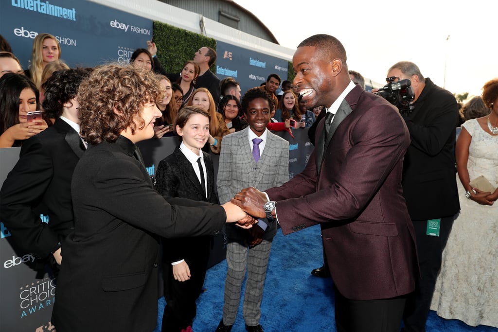 Stranger Things Cast at the 2017 Critics' Choice Awards