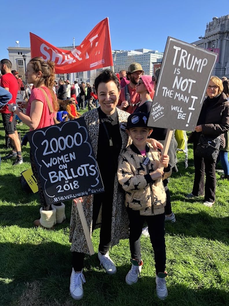 Amy and son, SF