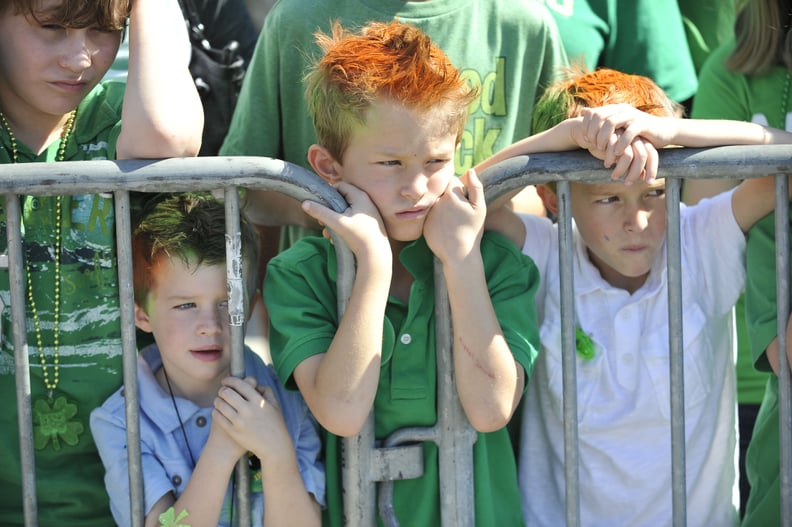 And it's encouraged to become a ginger for the day.