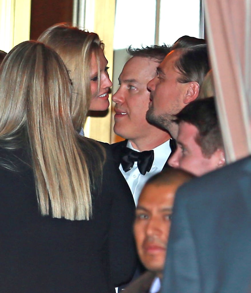 Leonardo DiCaprio Kissing Toni Garrn
