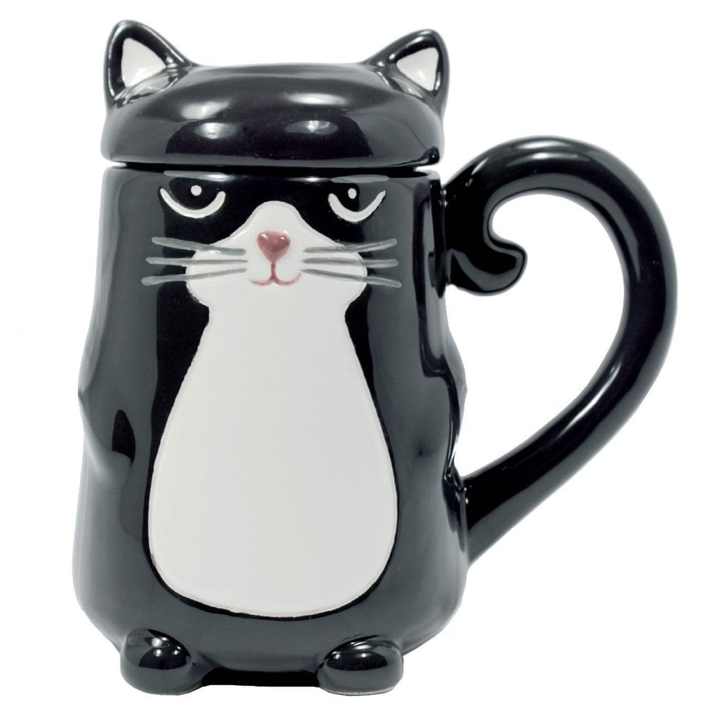 cat travel mug with handle