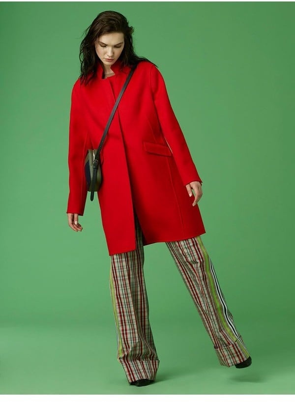 Diane von Furstenberg Wool Cocoon Coat