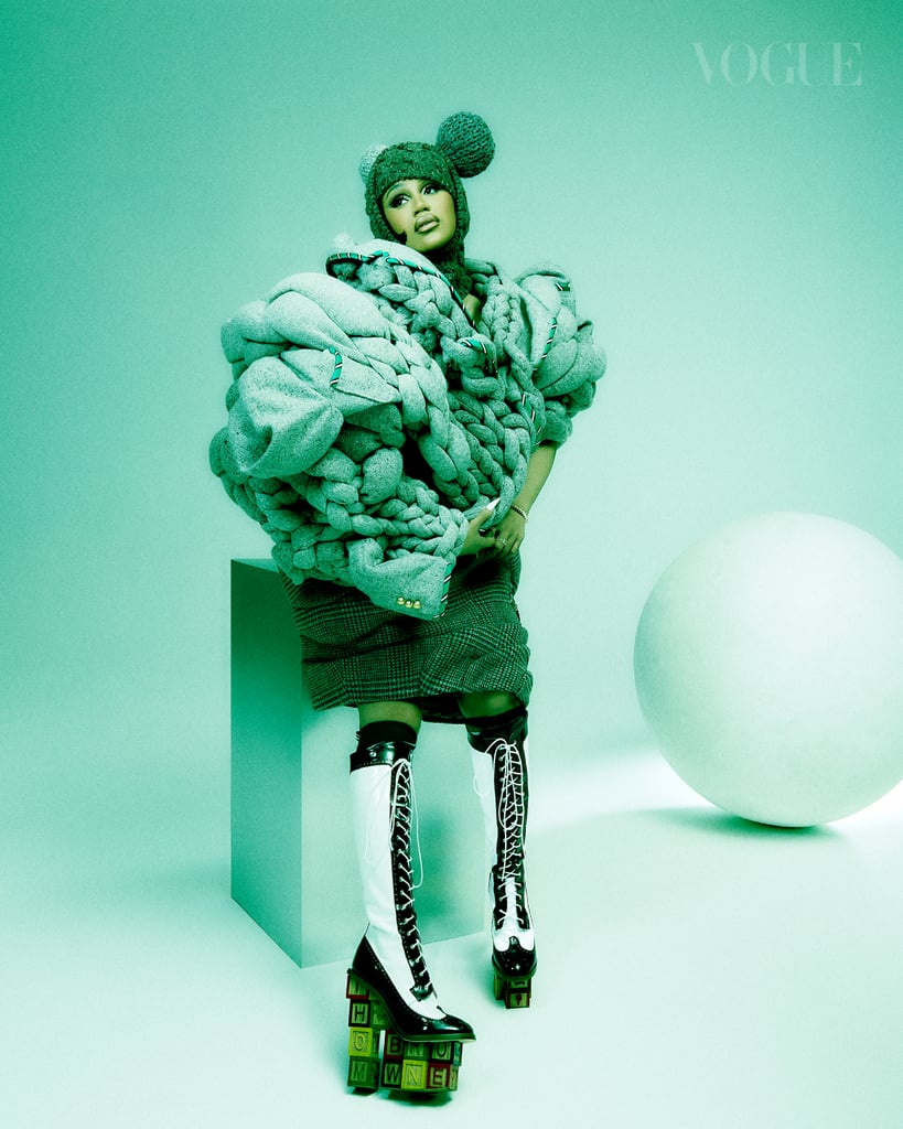 Cardi B Wearing Thom Browne in Vogue Singapore's July 2022 Issue