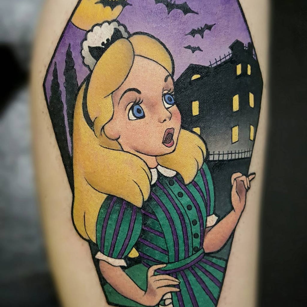 My Haunted Mansion tattoo I got about a week ago Been waiting 5 years to  finally get it  rdisney
