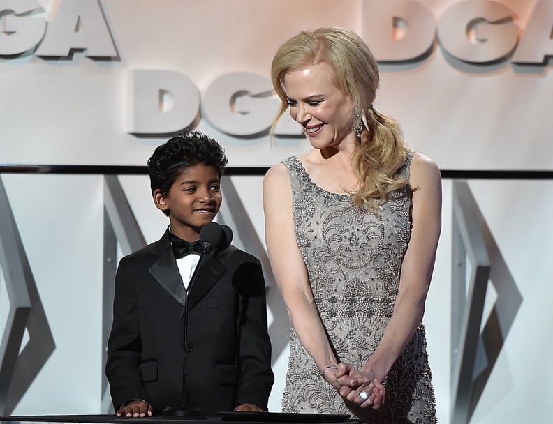 February: Nicole Presented at the Directors Guild Awards With Her Lion Costar Sunny Pawar