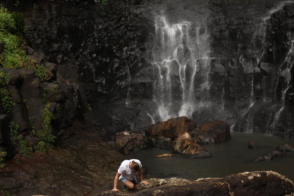 Discover a swimming hole. Discover a swimming hole.