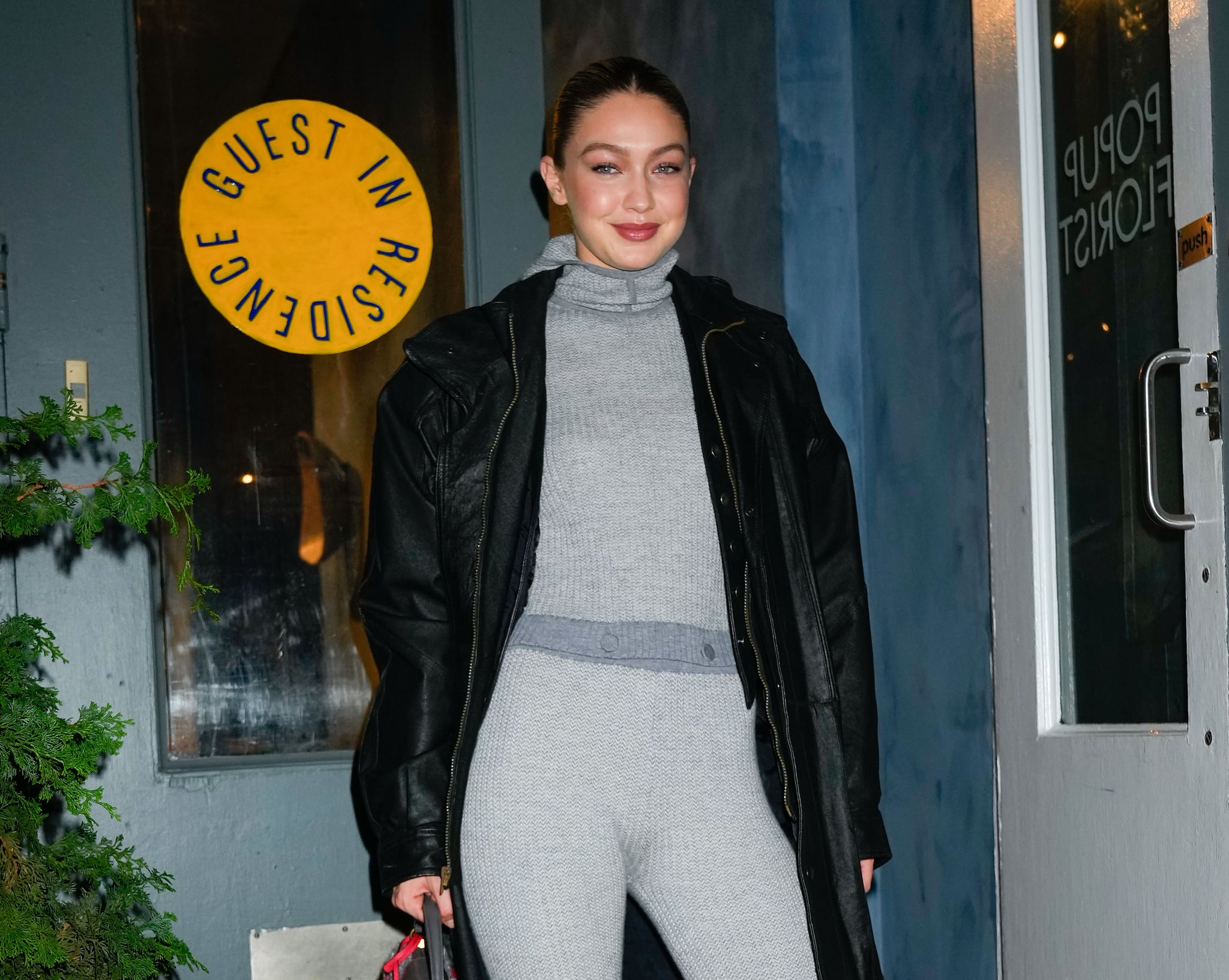 Gigi Hadid is seen making a special appearance at the popup store of her brand 'Guest in Residence' on November 29, 2022 in New York City. (Photo by Gotham/GC Images)
