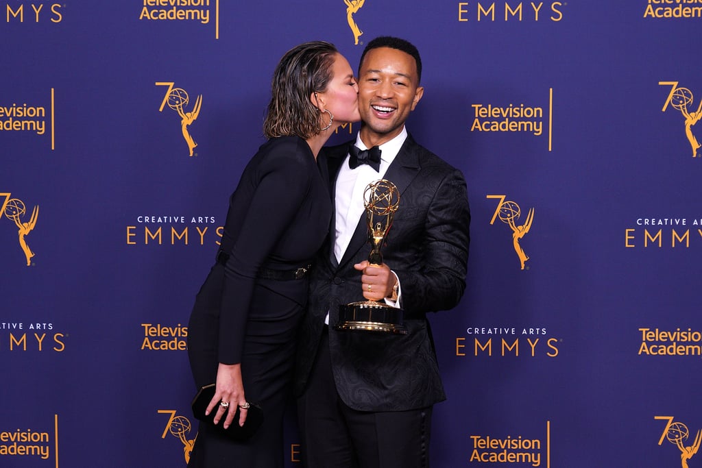 رد ة فعل كريسي تيغن بعد فوز جون ليجند برباعي الجوائز العالمي Popsugar Middle East Love