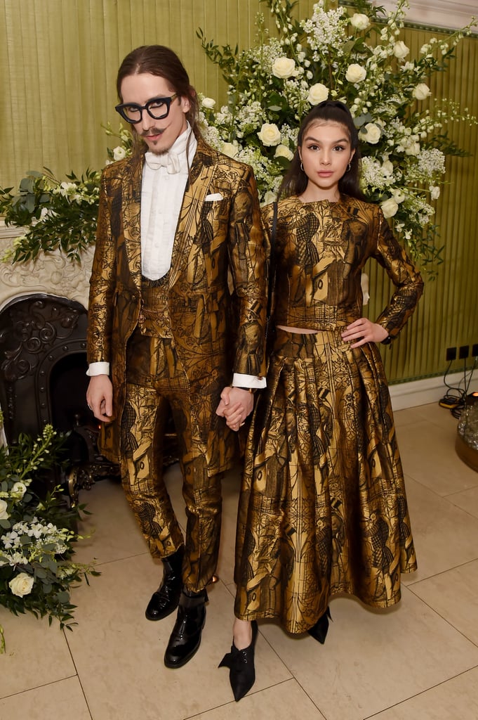 Joshua Kane and Anastasia Higgins at the British Vogue and Tiffany & Co. Fashion and Film Party