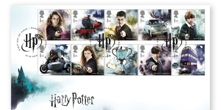 Royal Mail Stamp Guide 2018, Harry Potter, 16 October 2018 - All About  Stamps