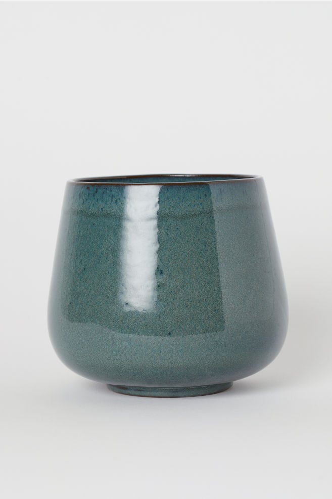 H&M Glazed Ceramic Plant Pot