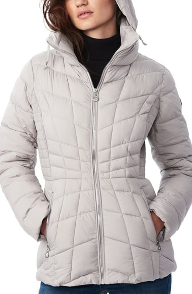 packable down & ecoplume coat bernardo