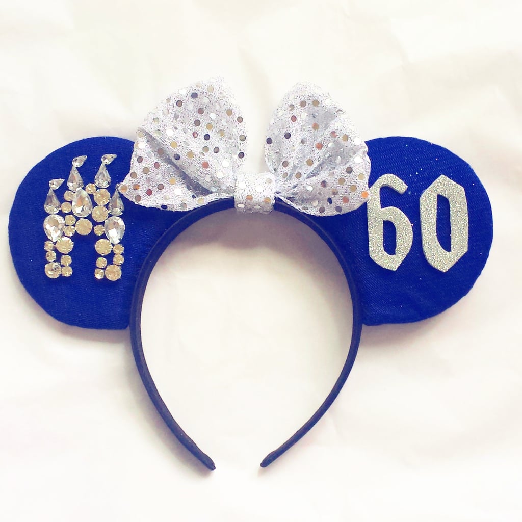 60th Diamond Anniversary Mouse Minnie Ears ($35)