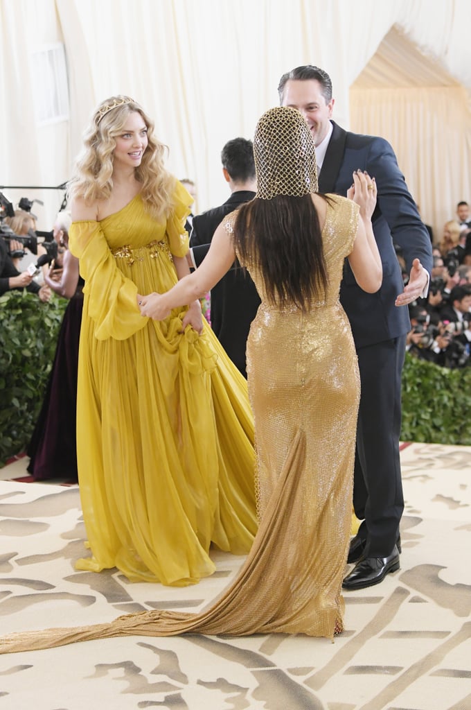 Amanda Seyfried and Thomas Sadoski at the 2018 Met Gala