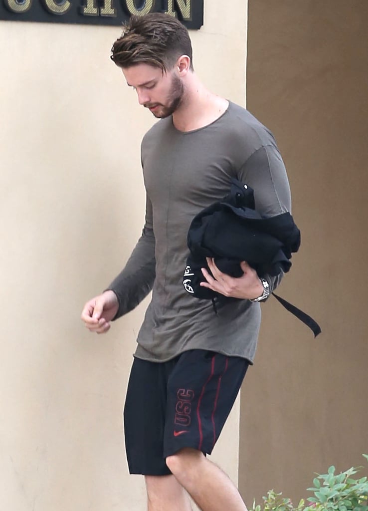 Patrick Schwarzenegger kept it casual in LA on Wednesday.