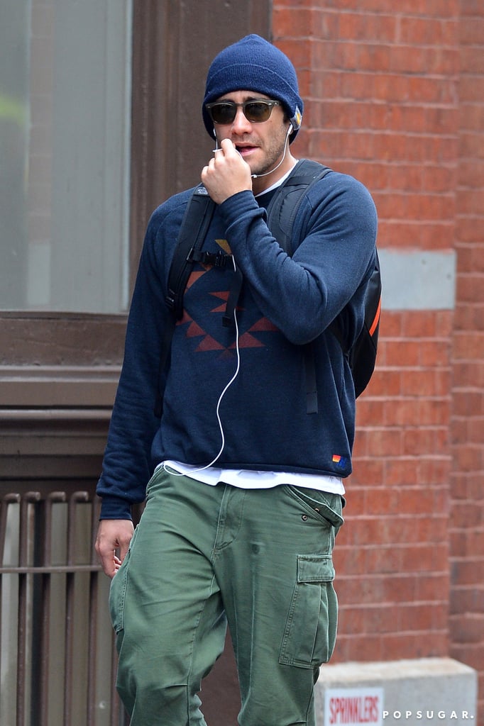 Jake Gyllenhaal looked incredible in NYC after shaving his big beard.