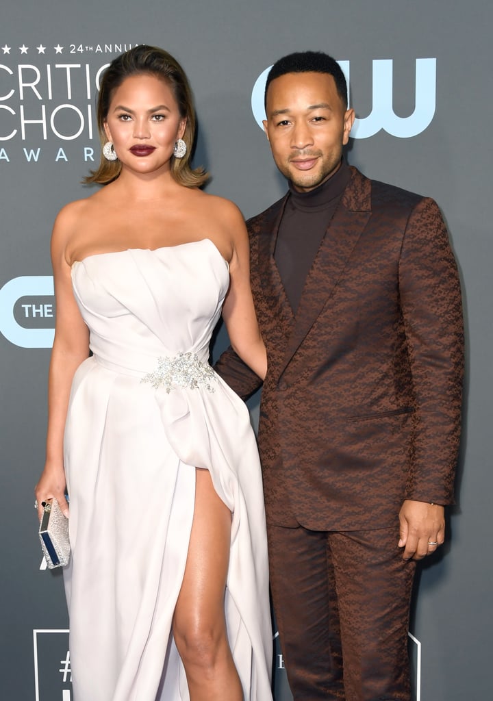 Chrissy and John at the 2019 Critics' Choice Awards