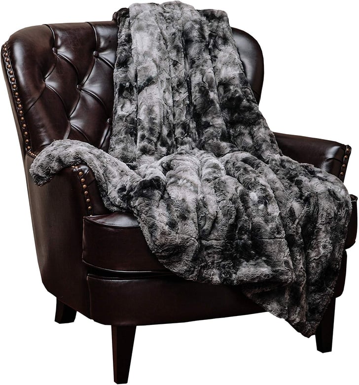 Chanasya Fuzzy Faux Fur Throw Blanket These Cozy Throw Blankets Are