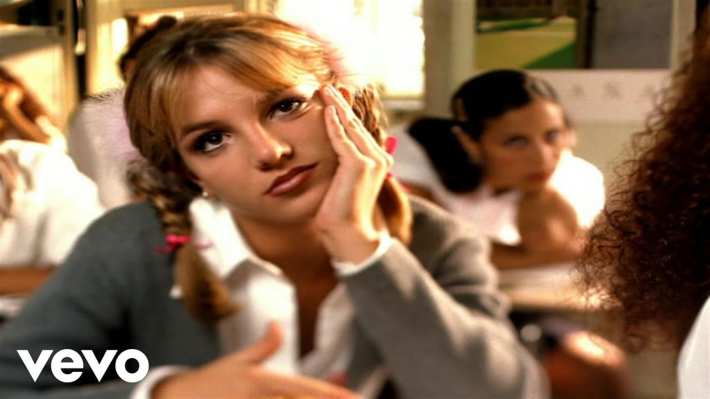 Baby One More Time By Britney Spears The 25 Most Iconic 90s Music Videos Will Have You Busting Out Your Platforms Popsugar Entertainment