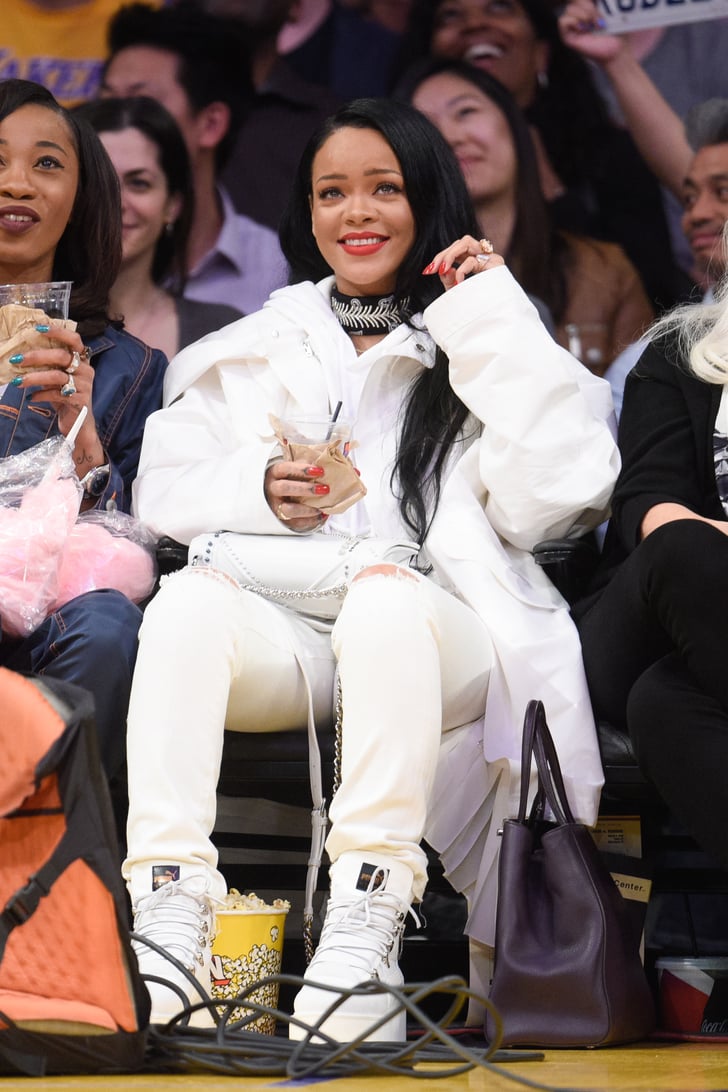 Rihanna at Lakers Game March 2016 | POPSUGAR Celebrity Photo 2