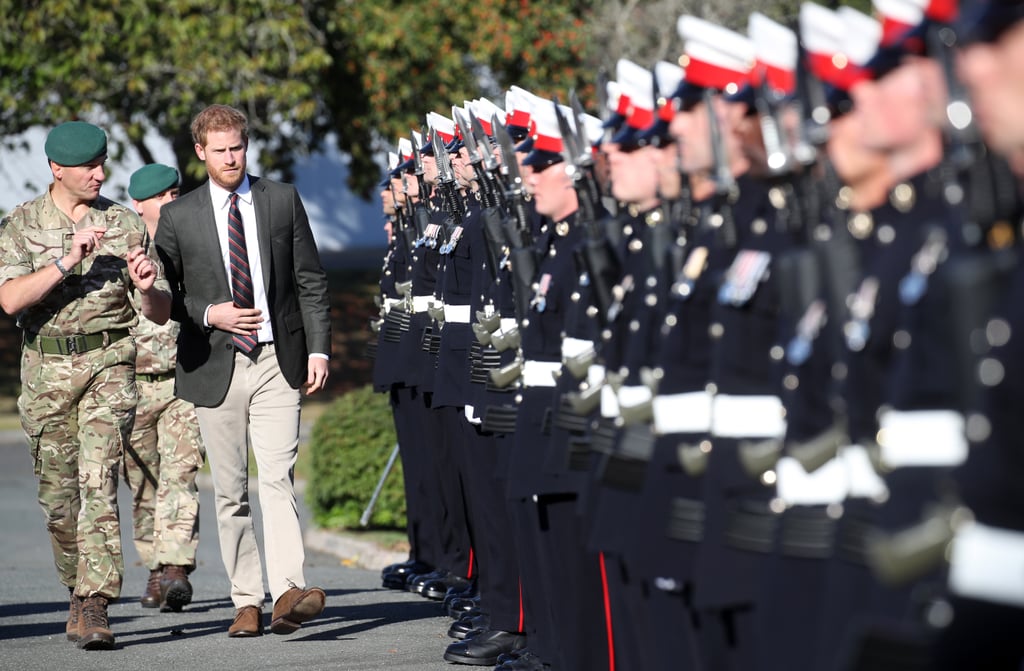 Prince Harry Visits the Royal Marines September 2018