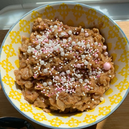 Cake Batter Oatmeal With Sprinkles Recipe | Instagram Video