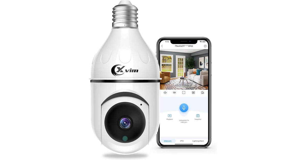 A Spy Camera XVIM Wireless WiFi Light Bulb Camera Best New Arrivals