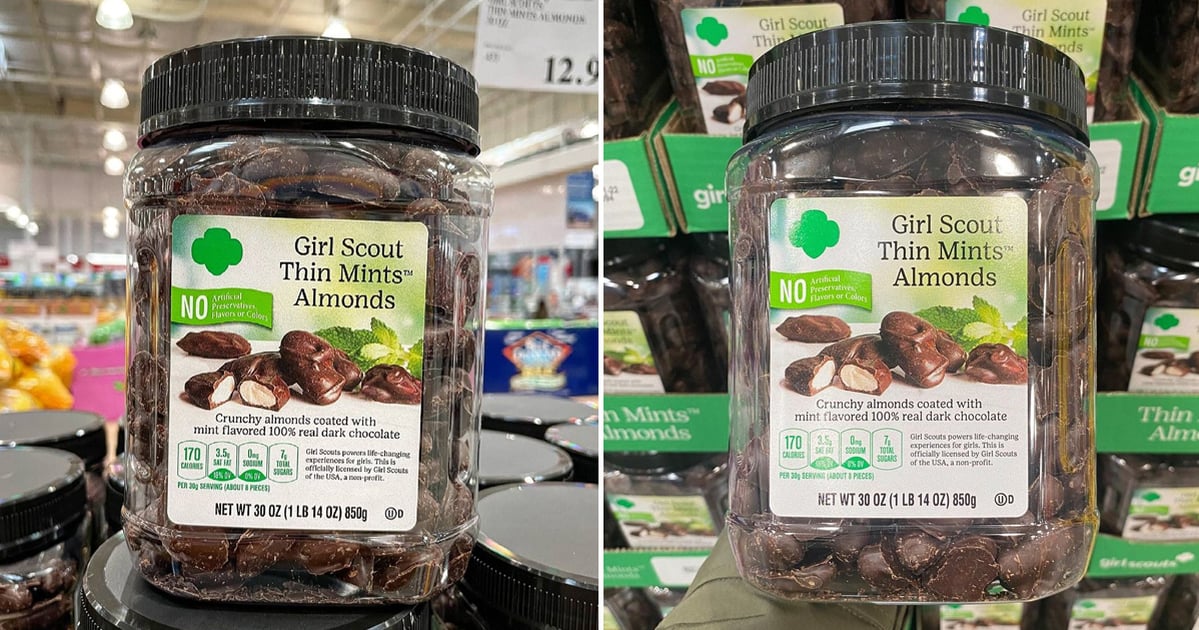 Costco Is Selling Girl Scout Cookie Thin Mint Almonds | PS Food