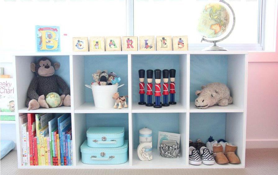 Too Many Shelves in a Small Space: Kids' Room Update — 600sqftandababy