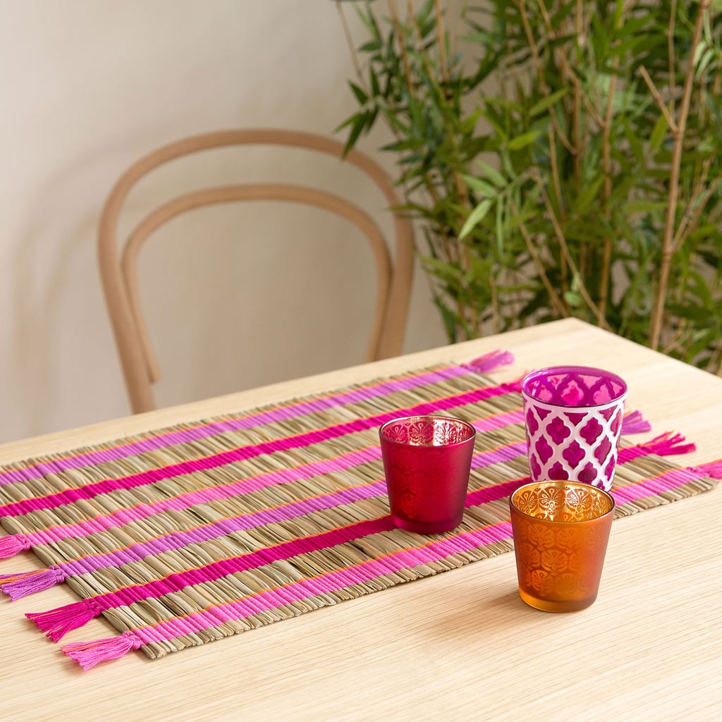 Multicolored Straw Placemat ($10 for pack of 2)