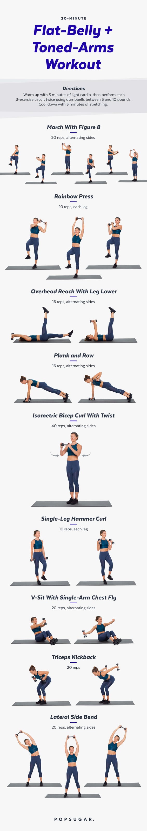 Printable Workouts For Arms and Abs