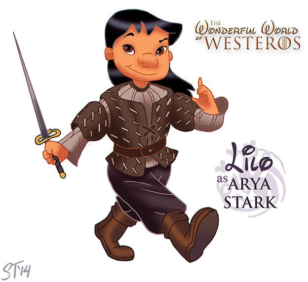 BONUS: Lilo as Arya Stark