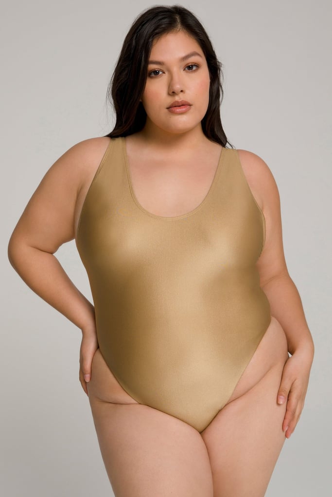 Good American Layout One-Piece in Gold